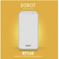 Power Bank ROBOT RT120 1000Mah 2 Port USB 1A-2,1A